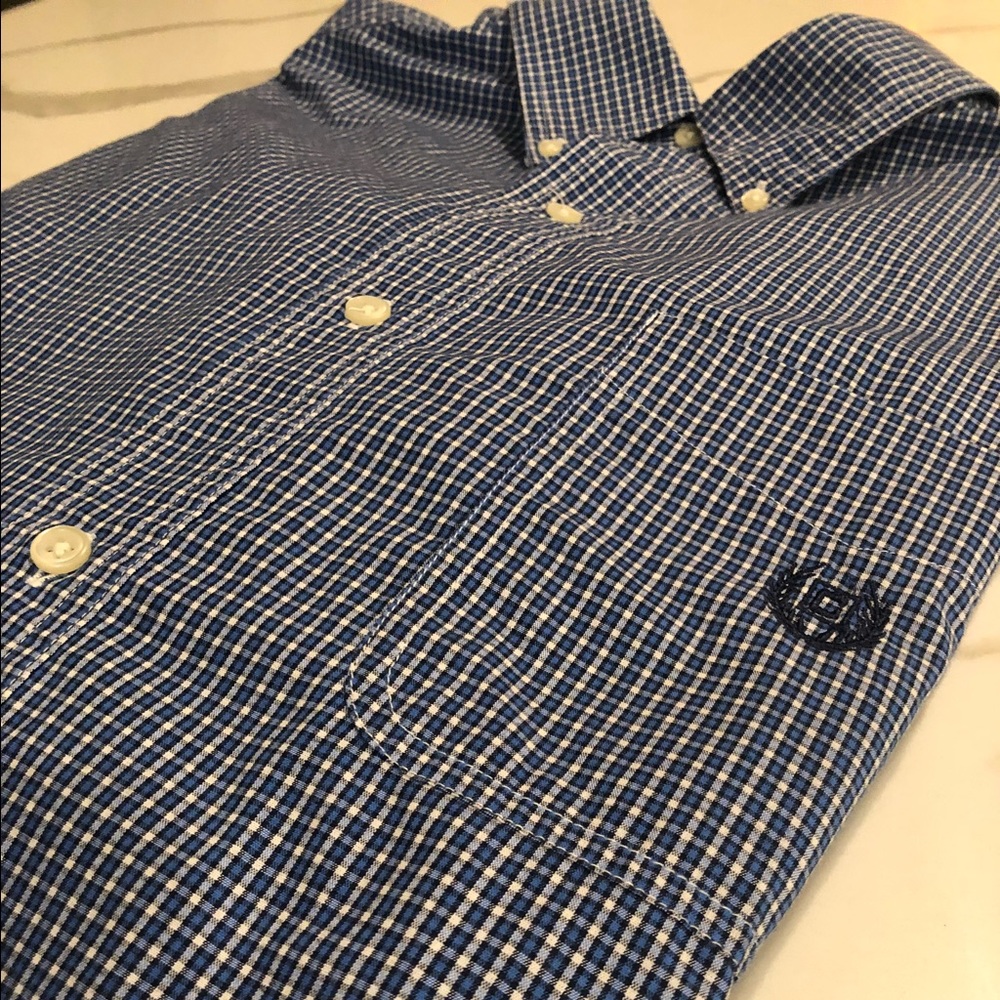 Chaps “easy care stretch” button down size XLT